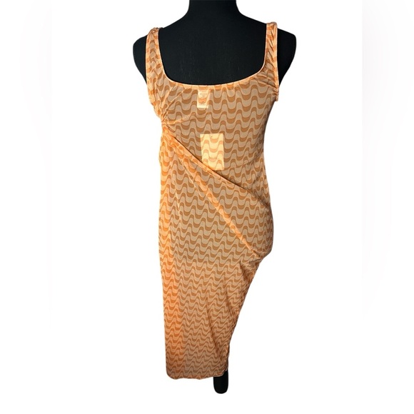 Dippin' Daisy's Orange Beachy Adjustable Swim Coverup Dress Sz M NEW! - Picture 5 of 7